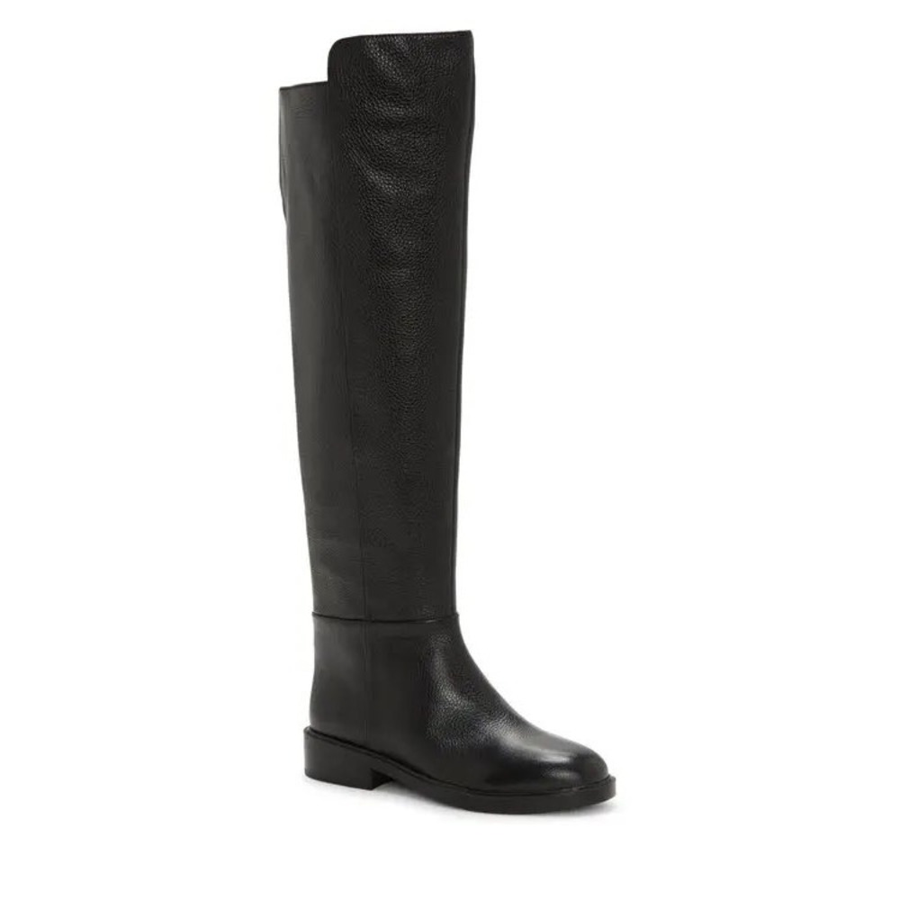New In Box Vince Camuto Amiyah Over the Knee Riding Boots in Black / $159 MSRP - Picture 3 of 9